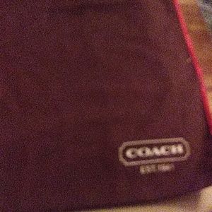 Coach purse dust cover approx size 14x19